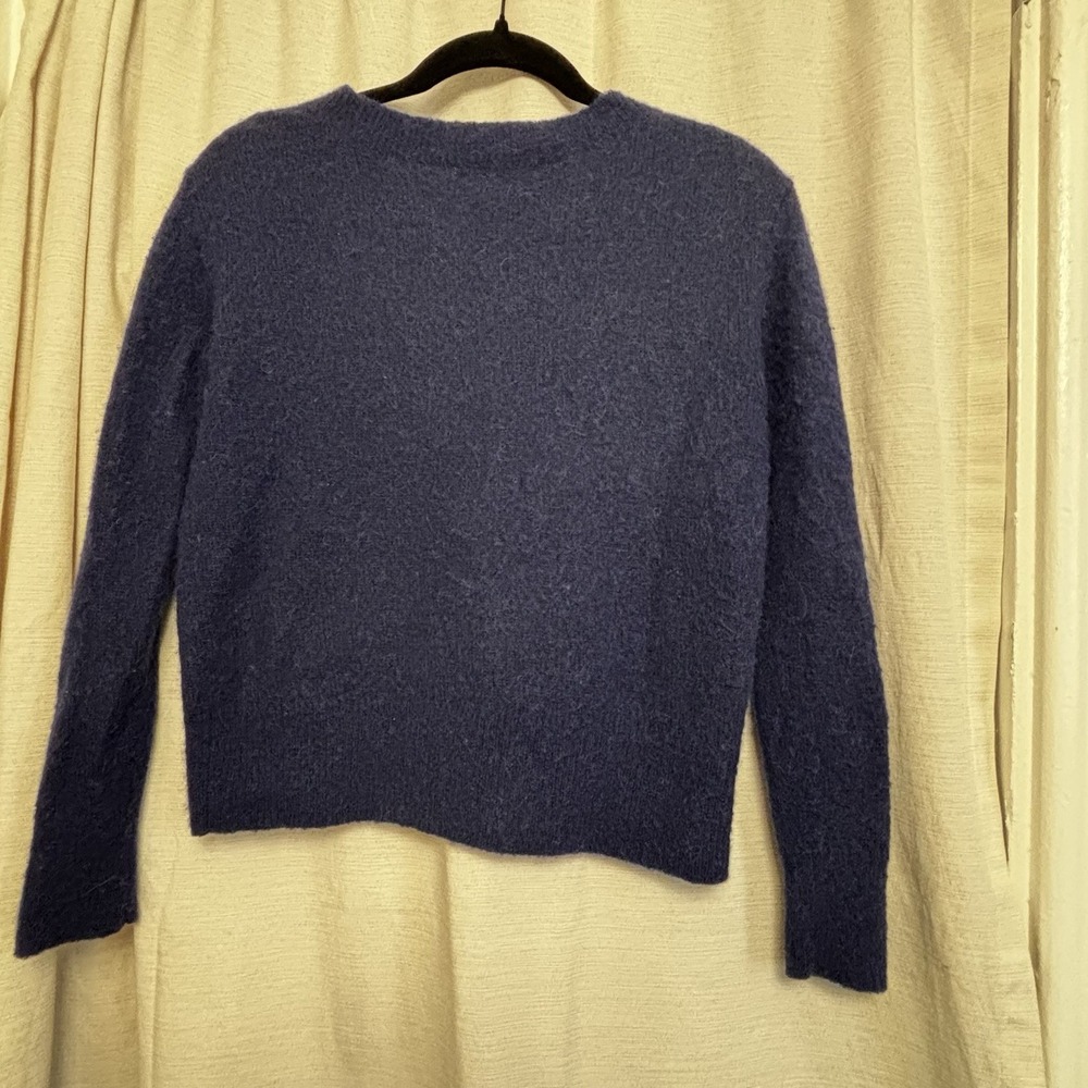 Vineyard Vines Women's Blue Crewneck Alpaca Merino Blend Knit Sweater S - Picture 5 of 5